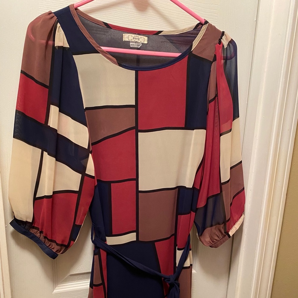 Color block dress